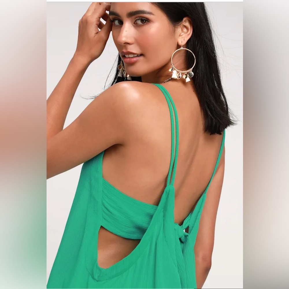 Lulus Adrift Green Tank